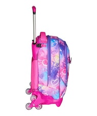SJGANG TINYPATCH GIRL Zaino trolley 3 ruote, amovibile - Zaini con carrello