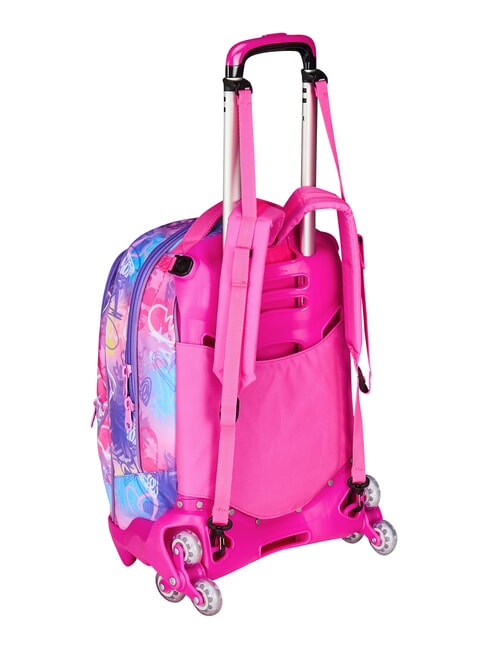 TINYPATCH GIRL Zaino trolley 3 ruote, amovibile CANDY FUXIA - Zaini con carrello