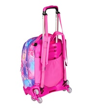 SJGANG TINYPATCH GIRL Zaino trolley 3 ruote, amovibile CANDY FUXIA - Zaini con carrello - 8