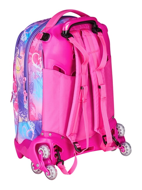 TINYPATCH GIRL Zaino trolley 3 ruote, amovibile CANDY FUXIA - Zaini con carrello