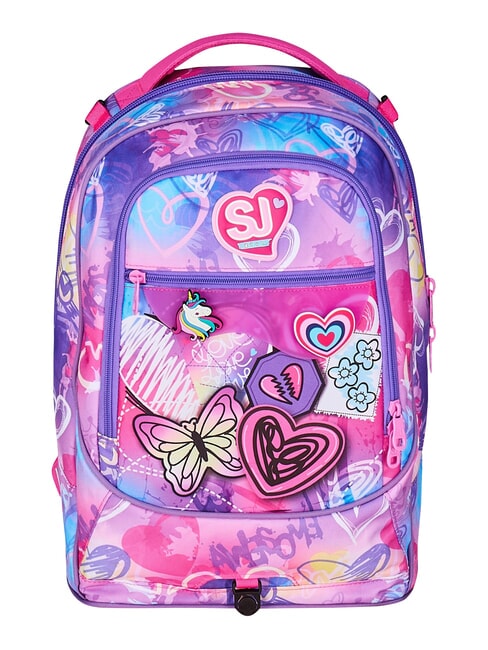 TINYPATCH GIRL Zaino trolley 3 ruote, amovibile CANDY FUXIA - Zaini con carrello