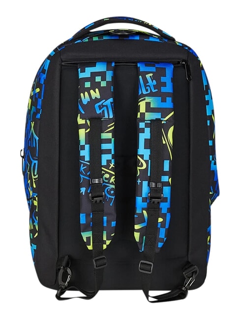 SCRIBBLED FLAME Zaino trolley 2 ruote, amovibile PINENEEDLE - Zaini con carrello