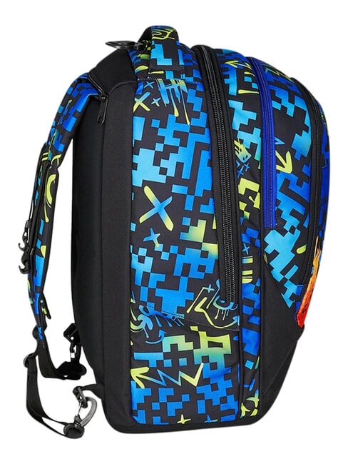 SCRIBBLED FLAME Zaino trolley 2 ruote, amovibile PINENEEDLE - Zaini con carrello
