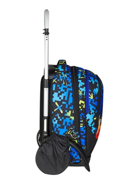 SCRIBBLED FLAME Zaino trolley 2 ruote, amovibile PINENEEDLE - Zaini con carrello