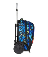 SEVEN SCRIBBLED FLAME Zaino trolley 2 ruote, amovibile PINENEEDLE - Zaini con carrello - 2