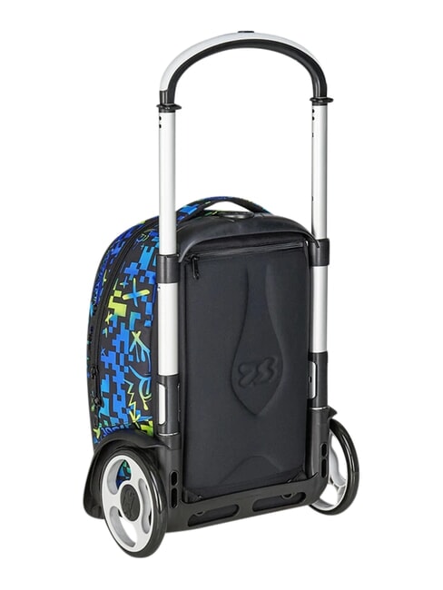 SCRIBBLED FLAME Zaino trolley 2 ruote, amovibile PINENEEDLE - Zaini con carrello