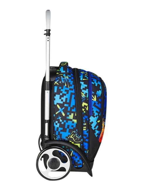 SCRIBBLED FLAME Zaino trolley 2 ruote, amovibile PINENEEDLE - Zaini con carrello