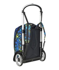 SEVEN SCRIBBLED FLAME Zaino trolley 2 ruote, amovibile PINENEEDLE - Zaini con carrello - 12