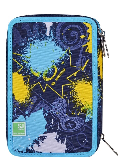 SJ EVER Astuccio a 3 zip bluebell turquoise - Astucci e Accessori