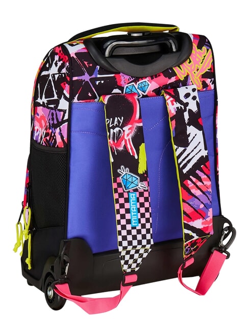 URBAN QUEEN Zaino trolley 2 ruote, fisso cmi10 - Zaini con carrello