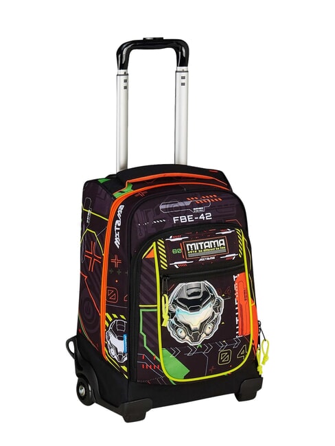 FLUO BATTLE Zaino trolley 2 ruote, fisso cmi8 - Zaini con carrello