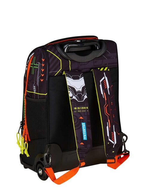 FLUO BATTLE Zaino trolley 2 ruote, fisso cmi8 - Zaini con carrello