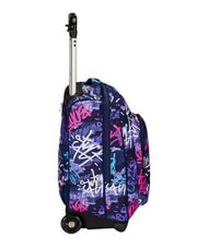 SEVEN GRAFFITIMIX Zaino trolley 2 ruote, fisso - Zaini con carrello