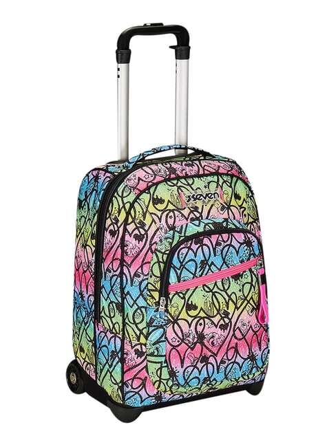 JUMPLOVE Zaino trolley 2 ruote, fisso RHODAMINE RED - Zaini con carrello