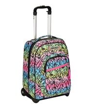 SEVEN JUMPLOVE Zaino trolley 2 ruote, fisso RHODAMINE RED - Zaini con carrello - 4