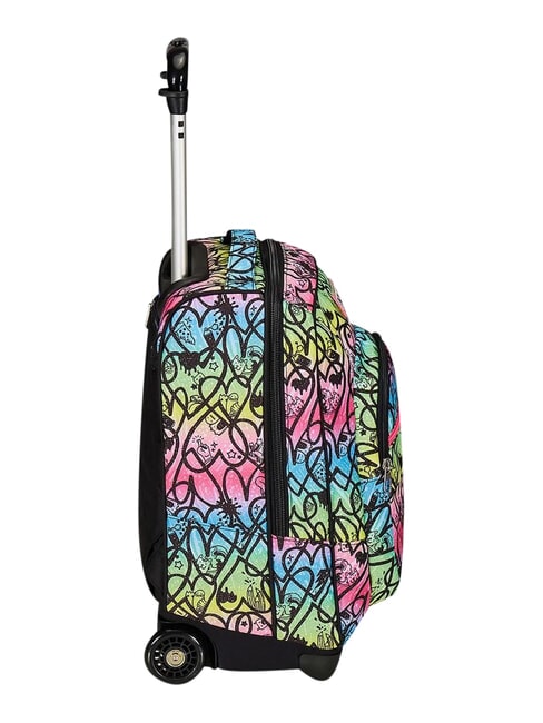 JUMPLOVE Zaino trolley 2 ruote, fisso RHODAMINE RED - Zaini con carrello