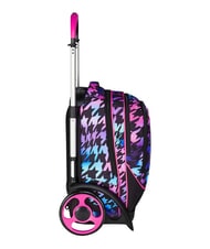 SEVEN GLOW LOVE Zaino trolley 2 ruote, amovibile - Zaini con carrello