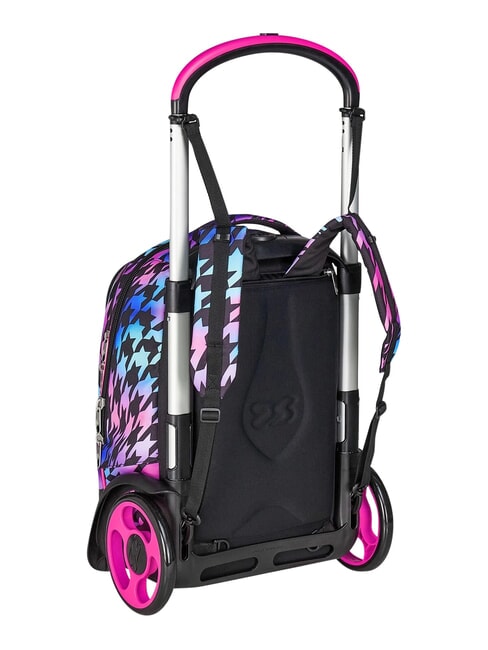 GLOW LOVE Zaino trolley 2 ruote, amovibile Nero - Zaini con carrello
