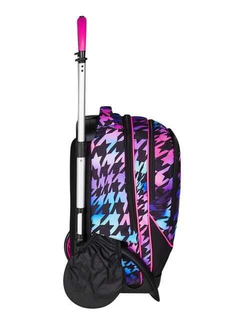 GLOW LOVE Zaino trolley 2 ruote, amovibile Nero - Zaini con carrello