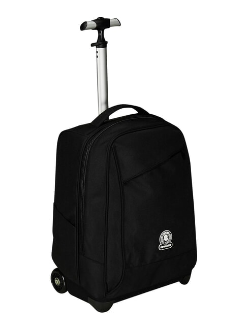 SOLID GRS Zaino trolley 2 ruote, fisso Nero - Zaini con carrello