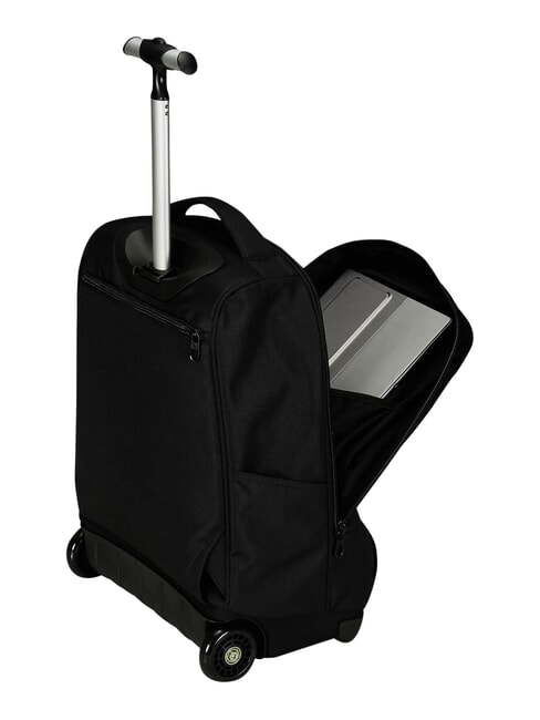 SOLID GRS Zaino trolley 2 ruote, fisso Nero - Zaini con carrello