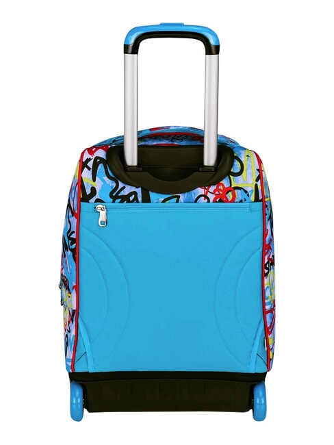 JUNIOR Zaino trolley 2 ruote, fisso Nero - Zaini con carrello