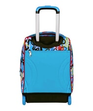 SJGANG JUNIOR Zaino trolley 2 ruote, fisso Nero - Zaini con carrello - 3