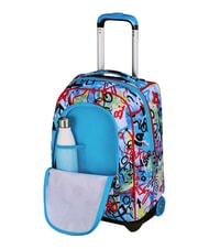 SJGANG JUNIOR Zaino trolley 2 ruote, fisso Nero - Zaini con carrello - 5