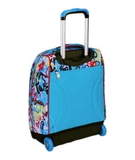 SJGANG JUNIOR Zaino trolley 2 ruote, fisso Nero - Zaini con carrello - 6
