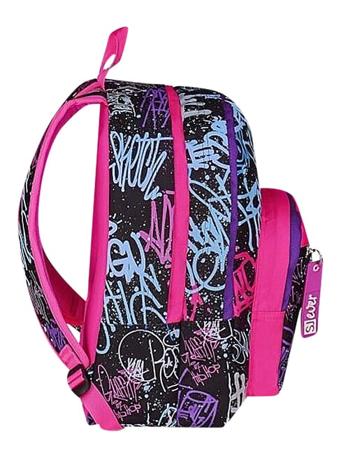 SJ EVER FIXSTAR GIRL Zaino doppio scomparto Nero - Zaini Scuola & Tempo Libero
