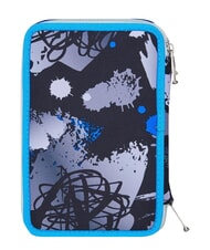 SEVEN GET TOGETHER Astuccio a 3 zip reflex blue - Astucci e Accessori - 4