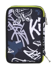 SEVEN GET TOGETHER Astuccio a 3 zip steelgray - Astucci e Accessori - 4