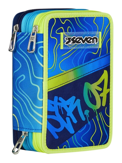 GET TOGETHER Astuccio a 3 zip bluedeep - Astucci e Accessori