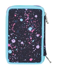 SEVEN GET TOGETHER Astuccio a 3 zip Nero - Astucci e Accessori - 4