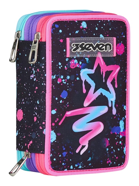 GET TOGETHER Astuccio a 3 zip Nero - Astucci e Accessori