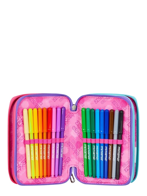 GET TOGETHER Astuccio a 3 zip Nero - Astucci e Accessori