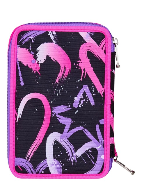 GET TOGETHER Astuccio a 3 zip framboise rose - Astucci e Accessori