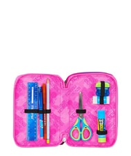 SEVEN GET TOGETHER Astuccio a 3 zip framboise rose - Astucci e Accessori - 6