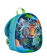 SJGANG FANCY ANIMALS Zaino piccolo con tasca laterale bright turquoise - Zaini Scuola & Tempo Libero - 3