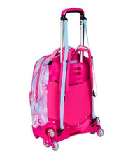 SJGANG PLUSHY RABBIT Zaino trolley 3 ruote, amovibile doll pink - Zaini con carrello - 9