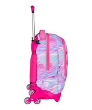 SJGANG PLUSHY RABBIT Zaino trolley 3 ruote, amovibile doll pink - Zaini con carrello - 2