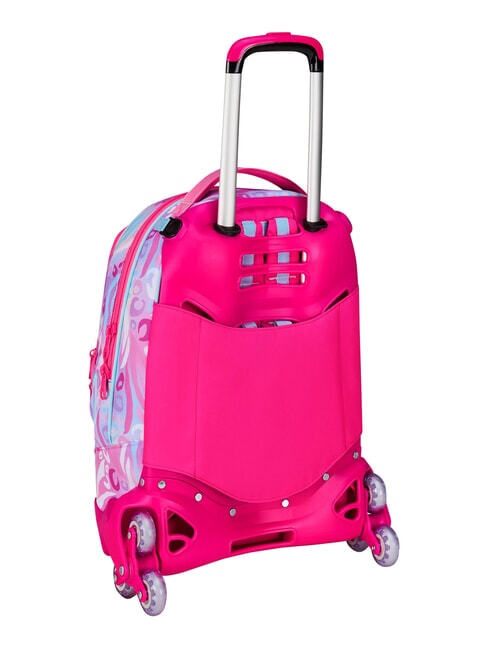 PLUSHY RABBIT Zaino trolley 3 ruote, amovibile doll pink - Zaini con carrello