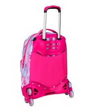 SJGANG PLUSHY RABBIT Zaino trolley 3 ruote, amovibile doll pink - Zaini con carrello - 10