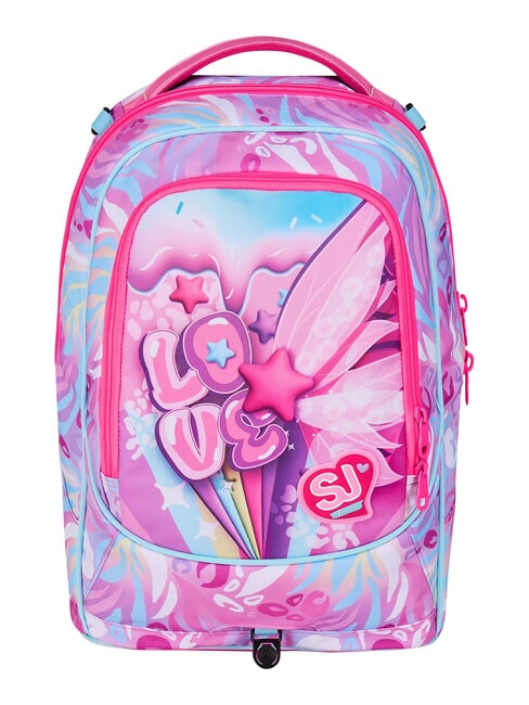 PLUSHY RABBIT Zaino trolley 3 ruote, amovibile doll pink - Zaini con carrello