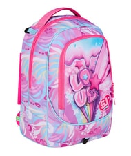 SJGANG PLUSHY RABBIT Zaino trolley 3 ruote, amovibile doll pink - Zaini con carrello - 13