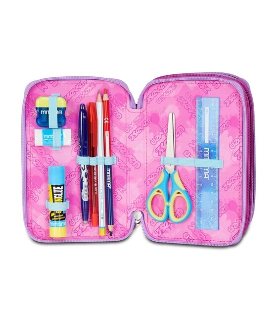 GLOOMY HEART Astuccio a 3 zip bluedeep - Astucci e Accessori