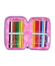 SEVEN GLOOMY HEART Astuccio a 3 zip bluedeep - Astucci e Accessori - 4