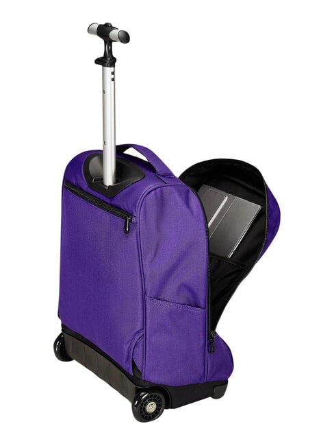 SOLID GRS Zaino trolley 2 ruote, fisso royal purple - Zaini con carrello