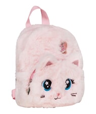 SJGANG PLUSHY ANIMALS Mini zainetto in pelliccetta doll pink - Zaini Scuola & Tempo Libero - 3