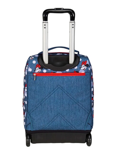 PRETTIED UP Zaino trolley 2 ruote, fisso denim - Zaini con carrello